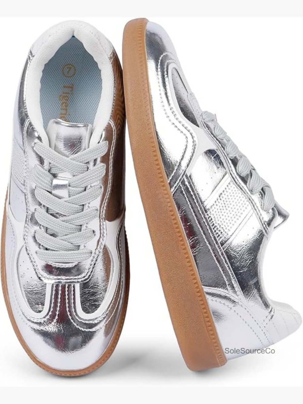 Lace Up Retro Fashion Sneakers Cushioned Comfort Casual
